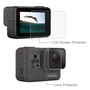 1x HD Hartglas SET GoPro Hero 6 / 5 Schutz Folie Zubeh�r LCD und Linse H�lle