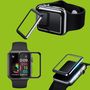 2x 4D 0,3 mm H9 Full Curved Hart Glas f�r Apple Watch 4. Gen 44 mm Schutz Zubeh�r Folie Neu