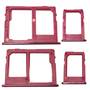 Simkarten Halter f�r Samsung Galaxy J6 Plus J610F 2018 Card Tray SD Rose Rot Zubeh�r Ersatz