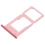 F�r Huawei P Smart 2019 Karten Halter Sim Card Tray Schlitten Holder Pink Ersatzteil Neu