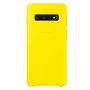 Samsung Leather Cover Gelb f�r Samsung Galaxy S10 Plus G975F EF-VG975LYEGWW Tasche Etui Schutzh�lle