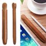 Apple Pencil Halterung Kunstleder Braun Schutz Stylus Pen Etui Tasche Halter Zubeh�r