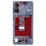 Mittelrahmen f�r Huawei P30 Hell Blau Front Housing  Frame Bezel Plate LCD Ersatzteil