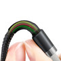 Baseus Ladekabel f�r Apple iPhone iPad iPod Schwarz USB Sync Cable 8Pin Datenkabel
