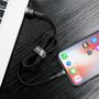 Baseus Ladekabel f�r Apple iPhone iPad iPod Schwarz USB Sync Cable 8Pin Datenkabel