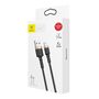 Baseus Ladekabel f�r Apple iPhone iPad iPod Schwarz Gold USB Sync Cable 8Pin Datenkabel