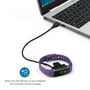 Docking Station fr Fitbit Alta Smart Watch USB Schwarz Charge Cable Ladestation