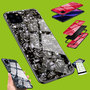 F�r viele Smartphone Modelle Effekt Design Glas Tasche Case H�lle Cover Etuis