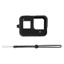 PULUZ Silikon Schutzh�lle mit Handschlaufe f�r GoPro HERO 8 Black Schwarz Zubeh�r Kamera