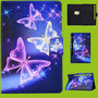 F�r Samsung und Apple Tablet Motiv Muster Tasche Kunst-Leder H�lle Etuis Cover