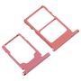 F�r Nokia 5.1 Simkarten Halter Card Tray Purpurrot Purplish Red SD Card Ersatzteil Zubeh�r