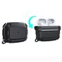 F�r AirPods Pro Shield Armor Wasserdichte Schutzh�lle mit Karabiner Haken Blau Zubeh�r