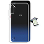 Silikoncase ultra dnn Hlle Handy Tasche Transparent + Hartglas 0,26 mm H9 fr ZTE Blade A5 2019