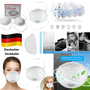3x Hochwertige Atem Schutzmaske Atemschutzmaske FFP2 Schutz Maske Zubeh�r Neu
