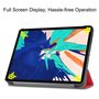 Premium Smart Cover Rot Tasche Etuis H�lle f�r Apple iPad Air 13 2024 / Pro 12.9 2020