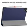 Premium Smart Cover Blau Tasche Etuis H�lle f�r Apple iPad Air 13 2024 / Pro 12.9 2020