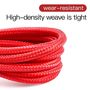 Baseus 2A 8 Pin auf USB Ladekabel Datenkabel 3m Rot Red Zubeh�r Charging Cable
