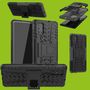 F�r Samsung Galaxy M21 M215F / M30s M307F Hybrid Case 2teilig Outdoor Schwarz Tasche H�lle Cover Schutz 