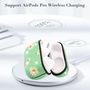 Apple Airpods Pro Cover Ring Gr�n Schutzh�lle Cover Tasche Case Etui Halter