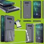 F�r LG K41S Silikoncase TPU Transparent + 0,26 H9 Glas Tasche H�lle Schutz Cover