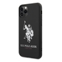 US Polo Big Horse iPhone 11 Pro Max Silikon H�lle Schwarz Case Cover Schutzh�lle Zubeh�r