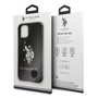 US Polo Big Horse iPhone 11 Pro Max Silikon H�lle Schwarz Case Cover Schutzh�lle Zubeh�r