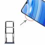 Sim Card Tray f�r Xiaomi Redmi 10X 4G Blau Karten Halter Schlitten Holder Ersatzteil