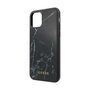 Guess Marble Collection Apple iPhone 12 5.4 Schwarz Marmor Hard Case Cover Schutzh�lle Etui
