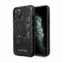 Guess Marble Collection Apple iPhone 12 5.4 Schwarz Marmor Hard Case Cover Schutzh�lle Etui