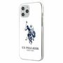 US Polo Assn. iPhone 12 Pro Max 6.7 Silikon H�lle Shiny Wei� Case Cover Schutzh�lle Zubeh�r