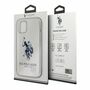 US Polo Assn. iPhone 12 Pro Max 6.7 Silikon H�lle Shiny Wei� Case Cover Schutzh�lle Zubeh�r