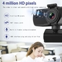 2K HD USB Universal Webcam mit Mikrofon Cam Schwarz Kamera Laptop PC Zubeh�r