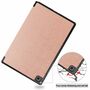 Fr Samsung Galaxy Tab A7 T500 / T505 2020 3folt Wake UP Smart Cover Etuis Hlle Case Schutz Rose Gold