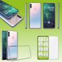 F�r Samsung Galaxy A20S A207F Silikoncase TPU Transparent + 0,26 H9 Glas Handy Tasche H�lle Schutz Cover 