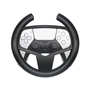 F�r Playstation 5 PS5 Controller Round Gaming Steering Wheel Schwarz Game 