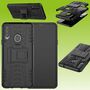 F�r Samsung Galaxy A20S A207F Hybrid Case 2teilig Outdoor Schwarz Handy Tasche H�lle Cover Schutz 