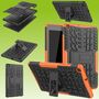 F�r Samsung Galaxy Tab A 8.0 2019 T290 T295 Hybrid Outdoor Schutzh�lle Case Orange Tasche Cover Etuis 