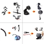 PULUZ 50 in 1 Accessoires Set f�r diverse Action Cams Outdoor DJI GoPro uvm.