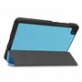 Fr Lenovo Tab M7 TB-7305F Tablet Tasche 3 folt Wake UP Smart Cover Etuis Hell Blau 