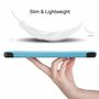 Fr Lenovo Tab M7 TB-7305F Tablet Tasche 3 folt Wake UP Smart Cover Etuis Hell Blau 