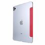 F�r Apple iPad Air 13 2024 / Pro 12.9 2020 3 folt Wake UP Smart Cover Tablet Tasche Rot Etuis 