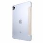 F�r Apple iPad Air 13 2024 / Pro 12.9 2020 3 folt Wake UP Smart Cover Tablet Tasche Gold Etuis 