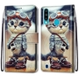 F�r ZTE Blade A7 2020 Kunstleder Handy Tasche Book Motiv 1 Schutz H�lle Case Cover Etui Neu