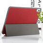 F�r Apple iPad Air 10.9 2020/ Air 2022 Original Mutural 3 folt Wake UP Smart Cover Tablet Tasche Rot Etuis 