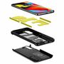 Spigen Tough Armor Case fr Samsung Galaxy S21 Schwarz Hlle Case Etui