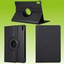 Fr Huawei MatePad 2020 10.4 Zoll 360 Grad Hlle Cover Tasche Schwarz Kunst Leder Case Neu 