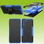 Fr Samsung Galaxy S21 Plus G996B Hybrid Case 2teilig Outdoor Blau Handy Tasche Hlle Cover Schutz 