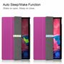 F�r Lenovo Tab P11 11.0 Zoll TB-J606F Tablet Tasche 3 folt Wake UP Smart Cover Etuis Lila