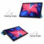 Fr Lenovo Tab P11 11.0 Zoll TB-J606F Tablet Tasche 3 folt Wake UP Smart Cover Etuis Hellblau