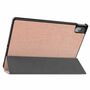 F�r Lenovo Tab P11 Pro 11.5 Zoll TB-J706F Tablet Tasche 3 folt Wake UP Smart Cover Etuis Rose Gold